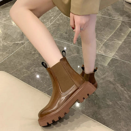 Chunky Lace Up Boots