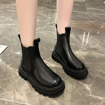 Chunky Lace Up Boots