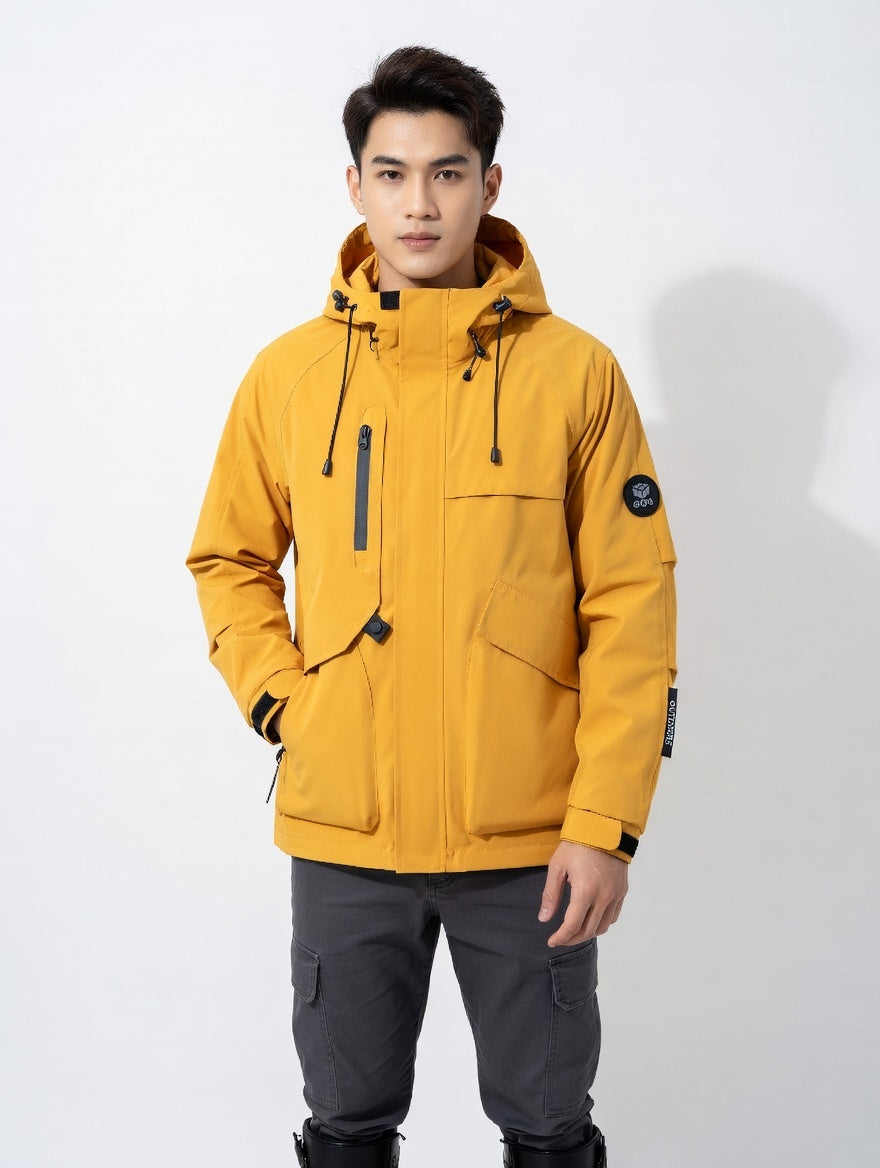 Fleece Outdoor Hooded Jacket