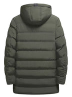Mid-Length Hooded Jacket