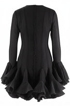 The Minimalist Ruffle Mini Dress