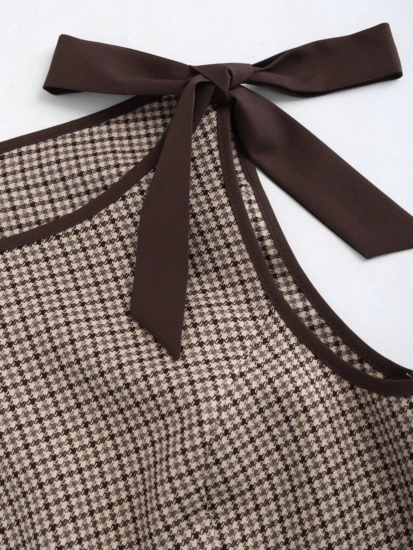 Tie Bowknot Retro Dress