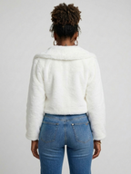 Cropped Plush Jacket