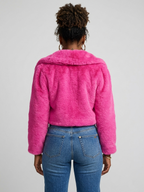 Cropped Plush Jacket