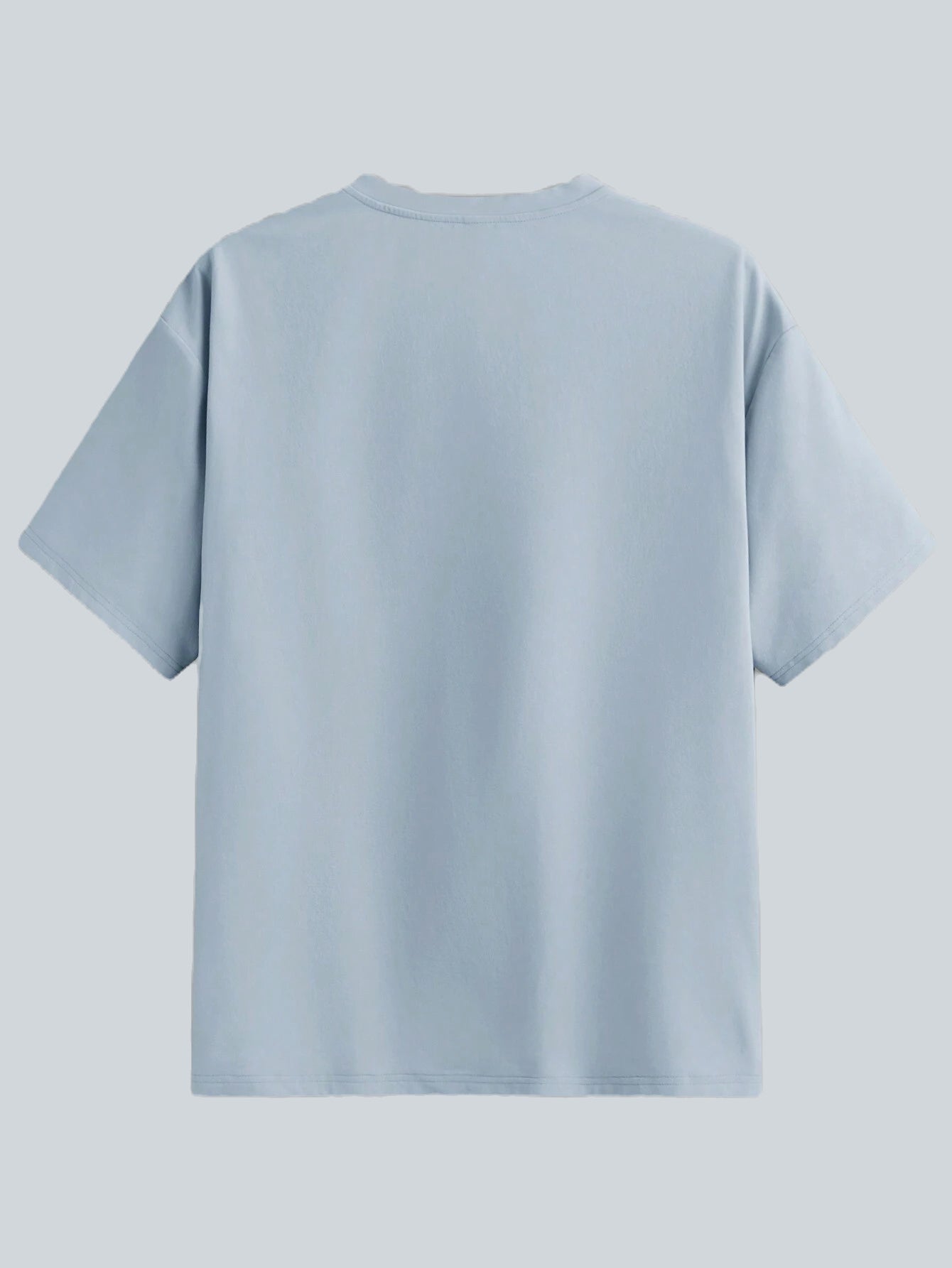 RARE MONSTER Round Neck Knitted Casual Short-Sleeve T-Shirt