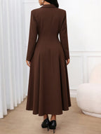 Trench Coat Blazer Dress