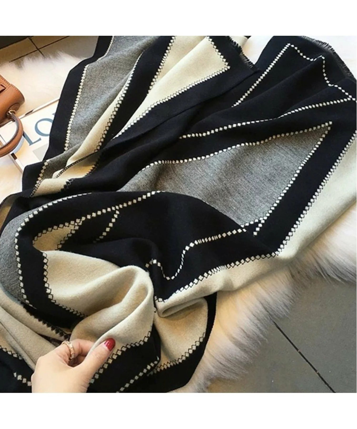 Shawl Two-Sided Versatile Scarf
