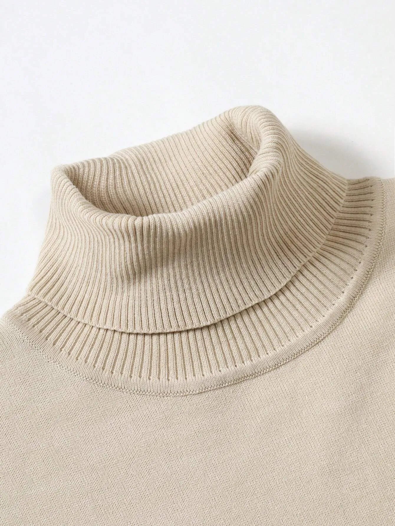 Men Solid Turtleneck Sweater