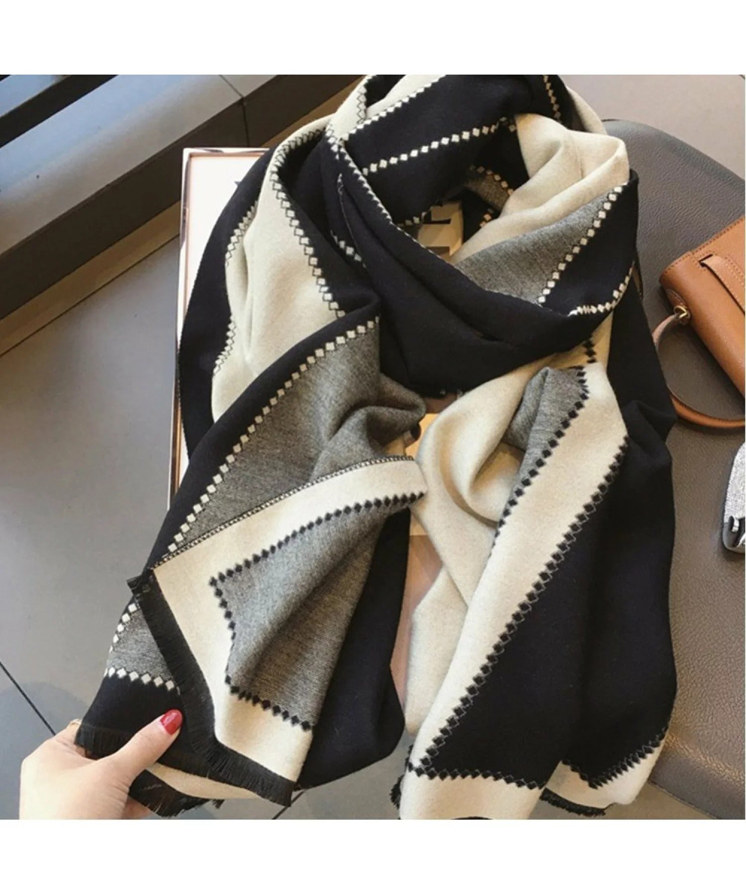 Shawl Two-Sided Versatile Scarf
