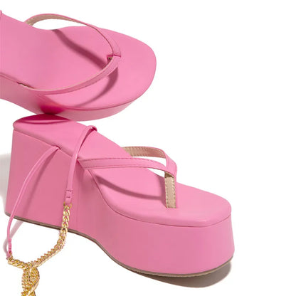 Tie Leg Toe Post Sandals
