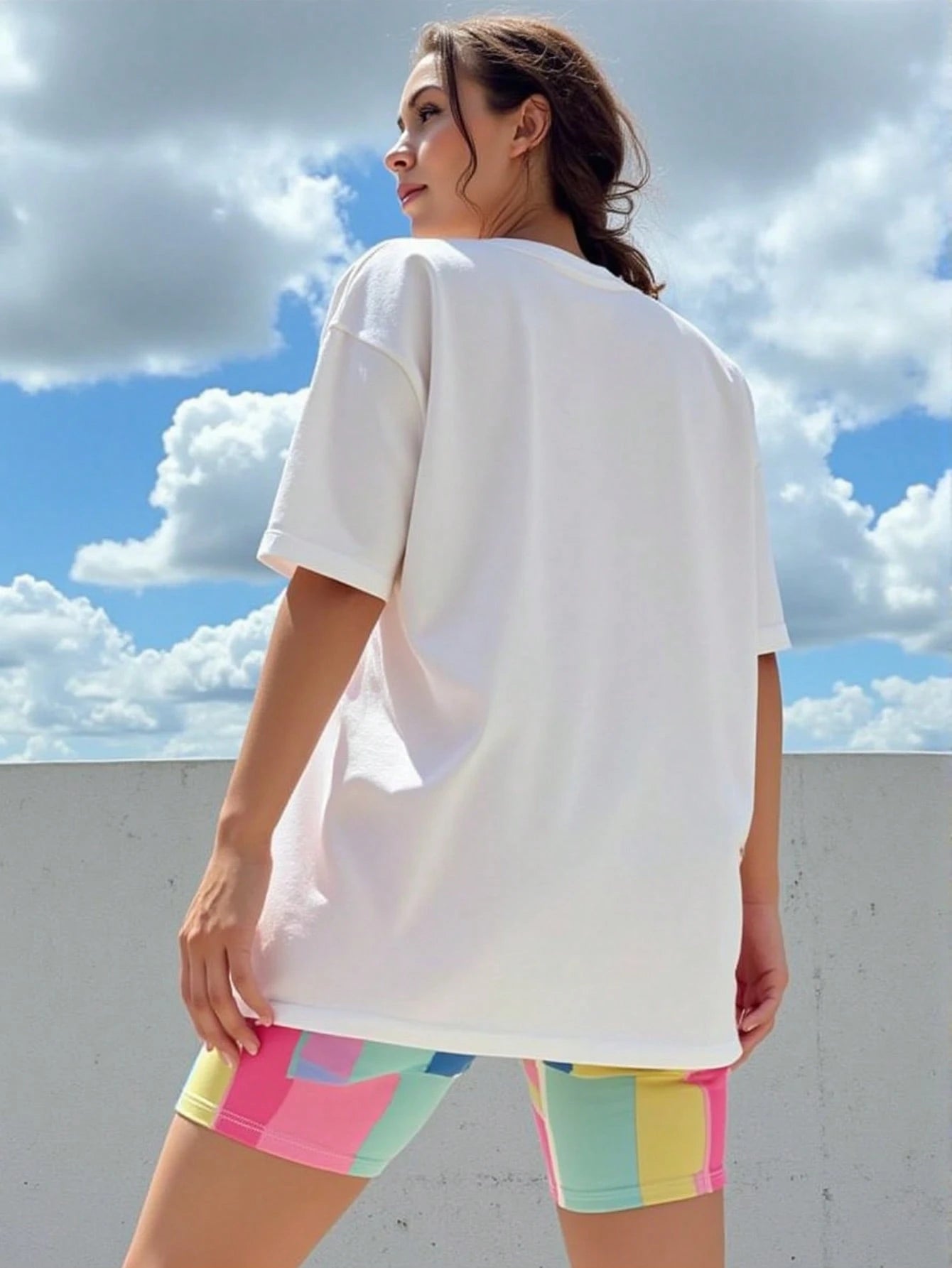 RARE Statue Round Neck T-Shirt