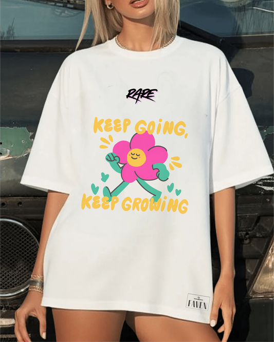 RARE Flower Round Neck T-Shirt